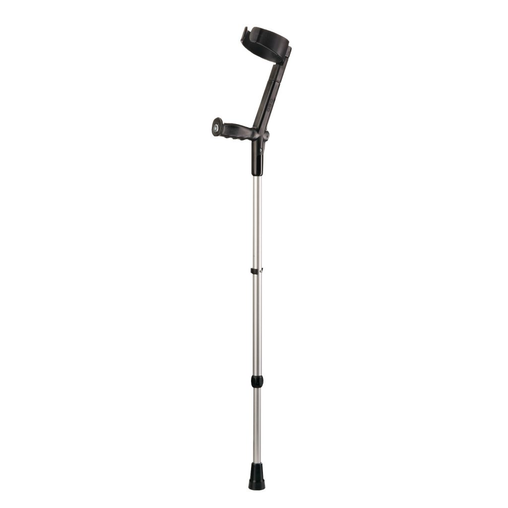 Rebotec SafeInSoft, Forearm Crutches with Safety Cuff & Hinge