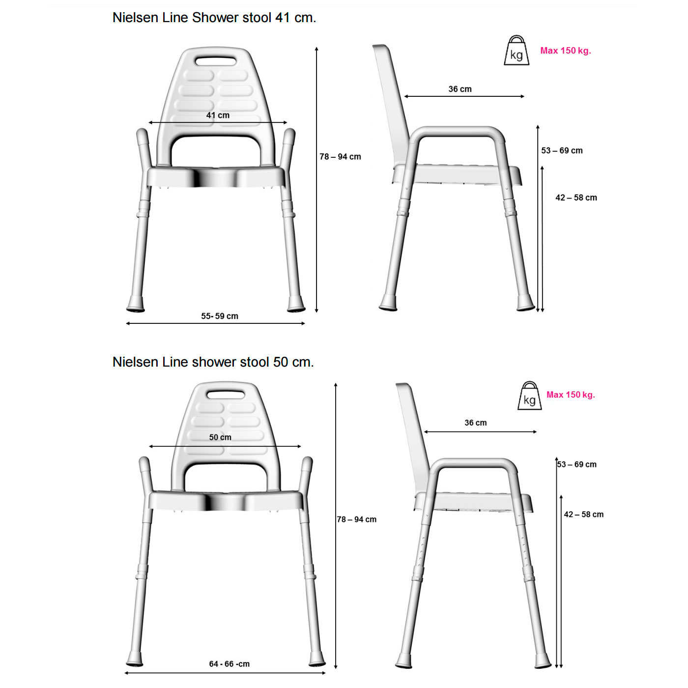 Denmark Shower Chair