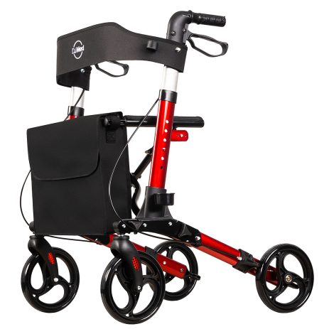 DJMed EuroWalker Rollator Red