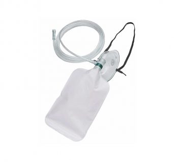 Oxygen Mask With Tubing & Reservoir