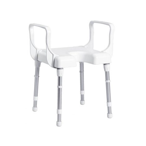 Rebotec Cannes - Shower Stool With Arm Rests
