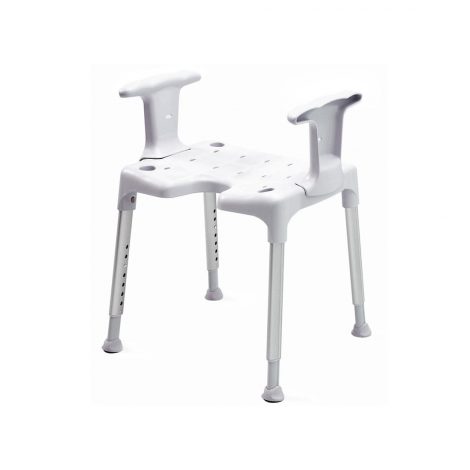 Shower Stool With Sides Support Etac Grey